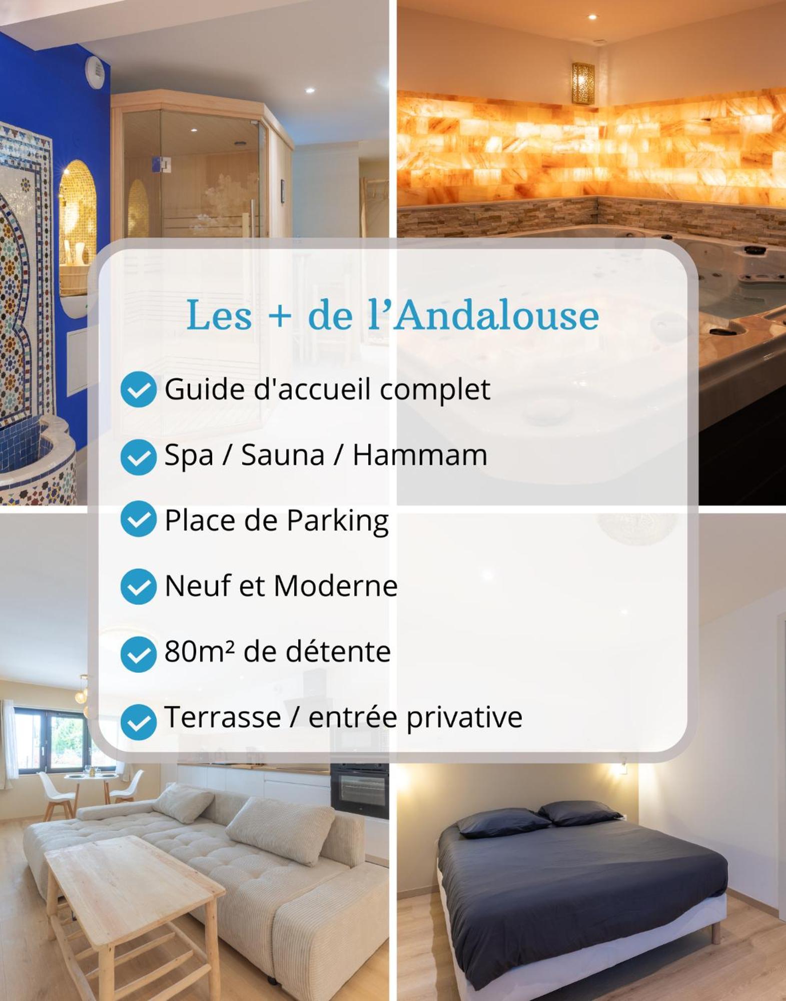 Mittelhausbergen L'Andalouse & Spa Privatif - Strasbourg Mittel מראה חיצוני תמונה